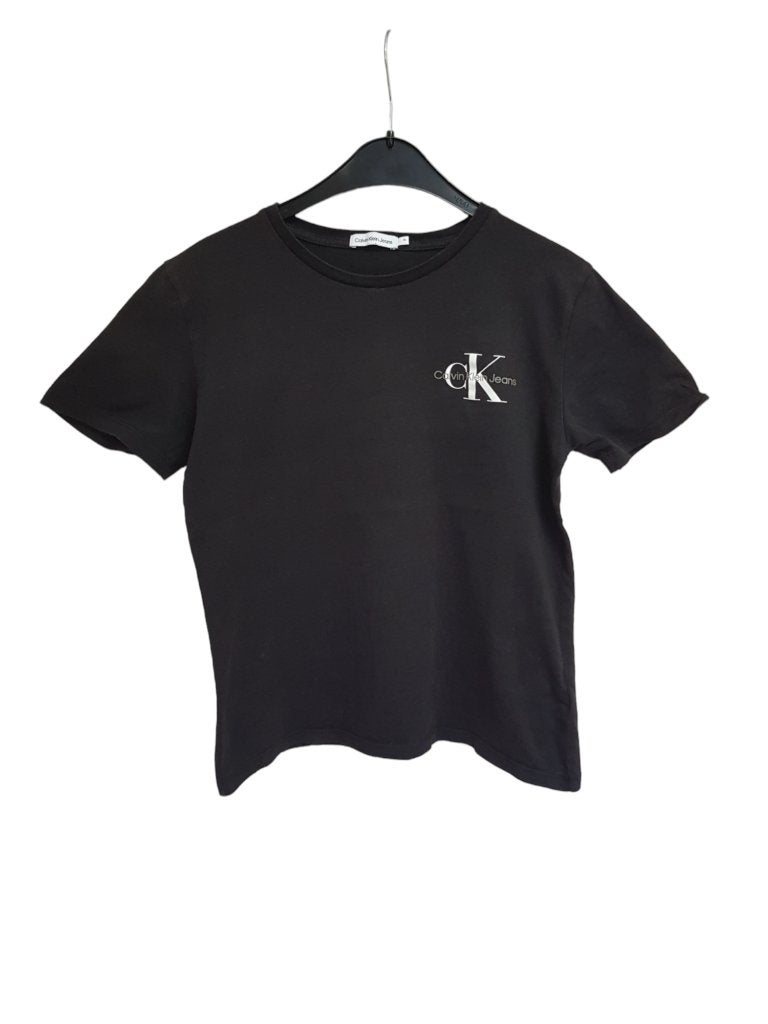 Gaaf zwart CALVIN KLEIN oversized shirt maat 14/164. ZGAN, Calvin Klein Jeans, Zo goed als nieuw, Shirt of Longsleeve, Verzenden