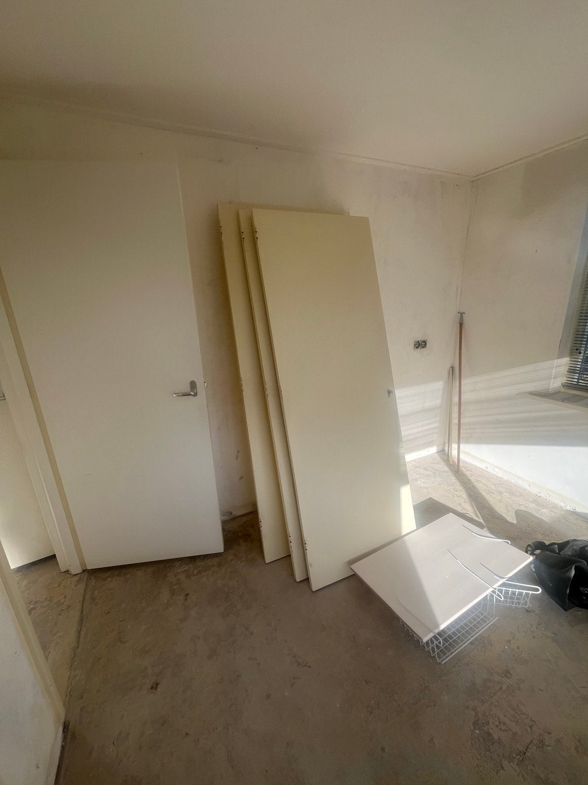 Inbouwkast deuren zonder kozijn 201x73cm, Doe-het-zelf en Verbouw, Deuren en Horren, Ophalen, Gebruikt, Minder dan 80 cm, Binnendeur