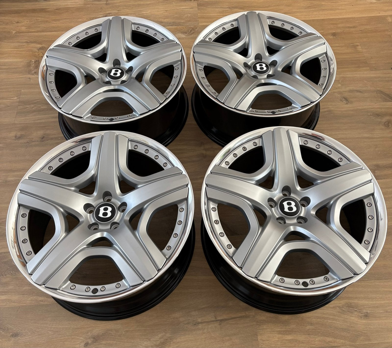 21” Bentley Continental GT Mulliner BBS velgen, Auto-onderdelen, Banden en Velgen, Banden en Velgen, Zomerbanden, 21 inch, 255 mm