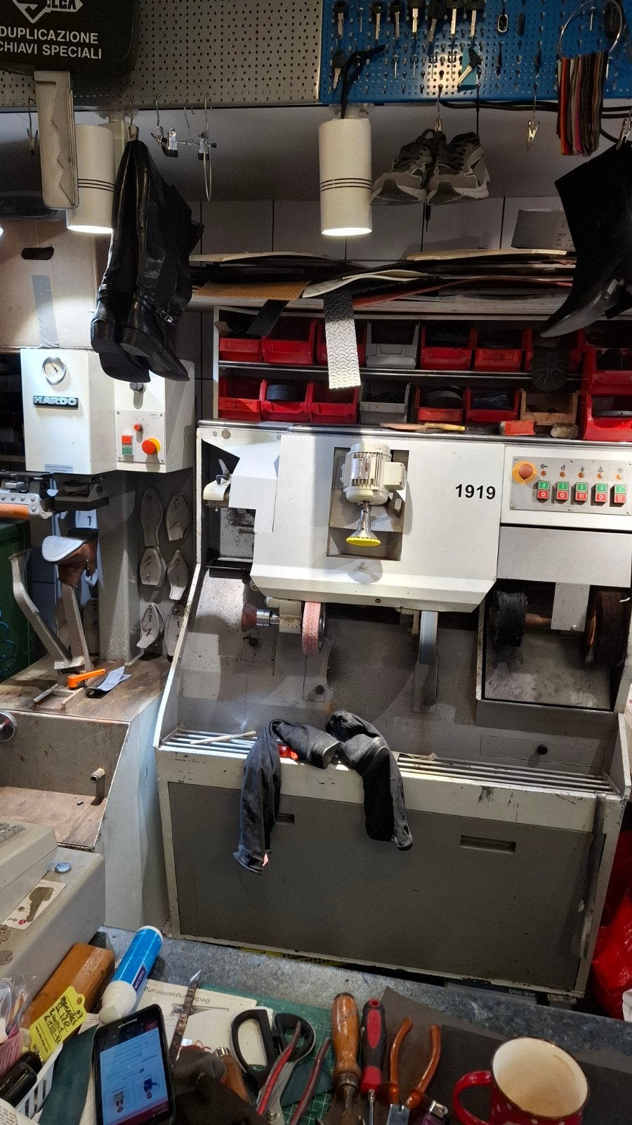 Professionele Schoenmakerij Machine 380V, Ophalen