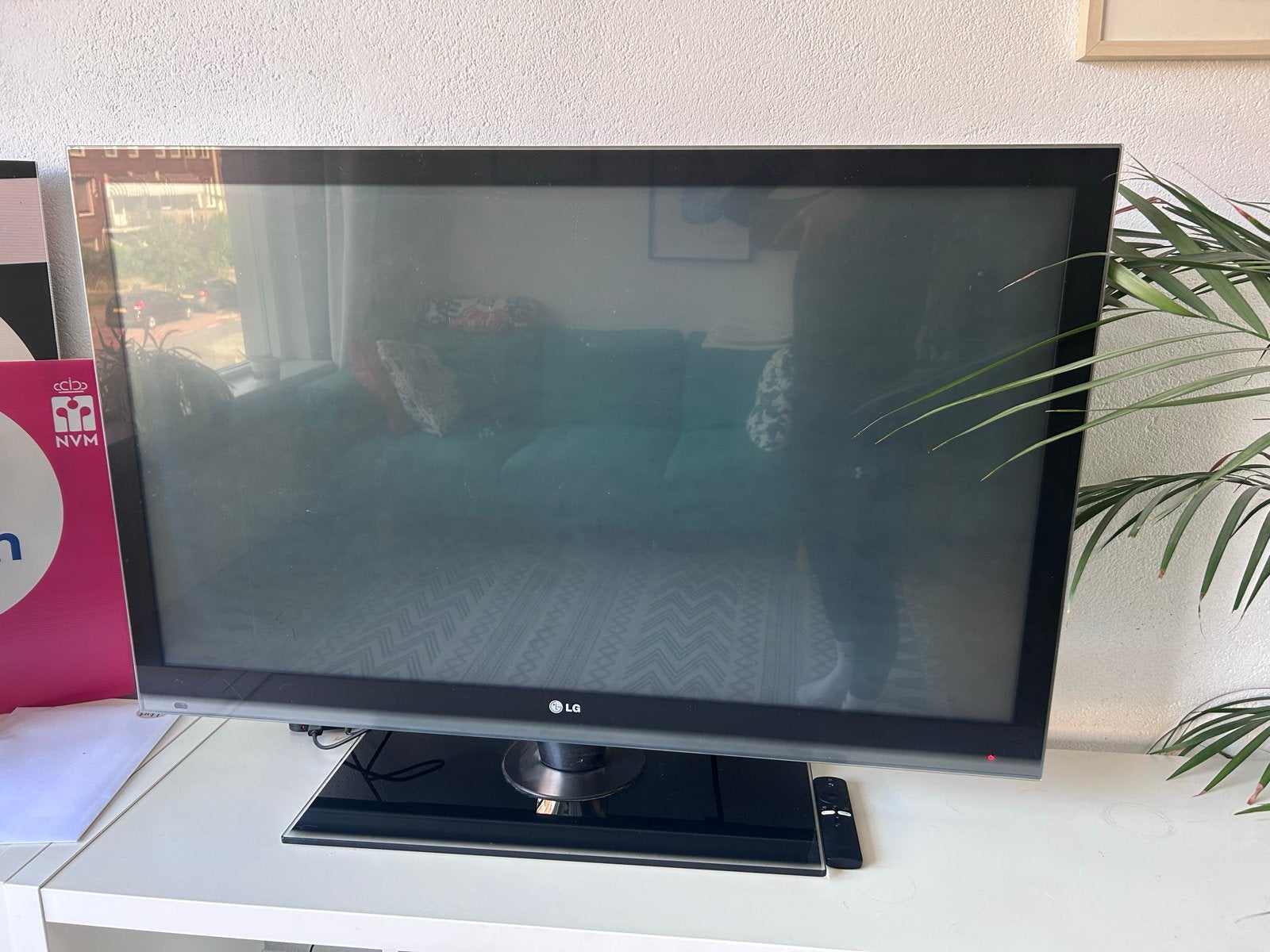 LG 42SL9000 LCD TV - 42 inch Full HD, Ophalen, Gebruikt, LCD, 100 cm of meer