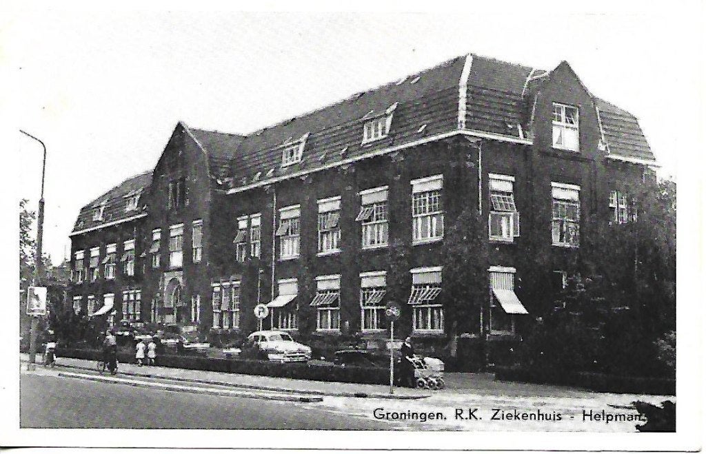 Groningen- -R.K.Ziekenhuis Helpman., Verzenden, 1940 tot 1960, Ongelopen, Groningen
