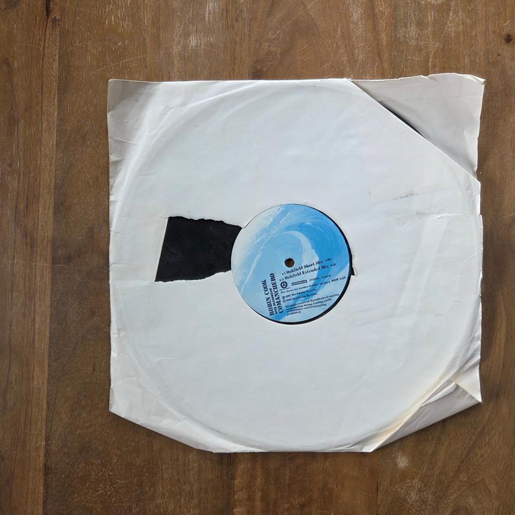 Robin Cook - Comanchero 12 inch vinyl (Oakfield Mixes), Cd's en Dvd's, Vinyl | Dance en House, Ophalen, Gebruikt, 1990 - 1999