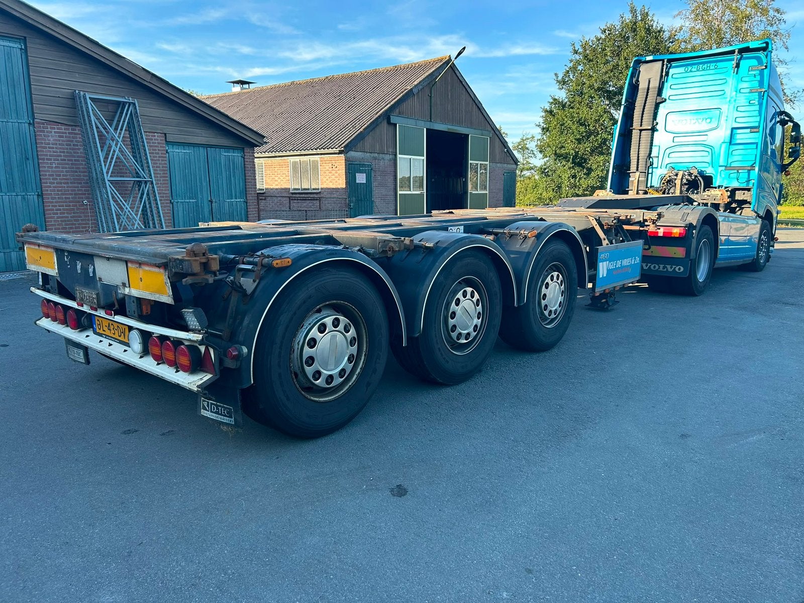 Container chassis D-Tec, Auto-onderdelen, Vrachtwagen-onderdelen, Ophalen, Nieuw, Overige merken, Carrosserie en Plaatwerk