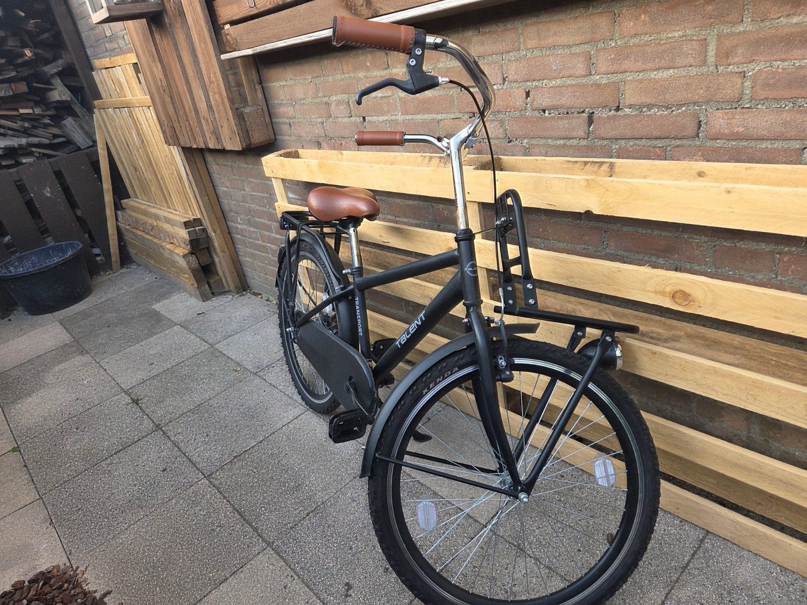 kinderfiets, Fietsen en Brommers, Ophalen of Verzenden, Zo goed als nieuw, Trommelrem, Itek
