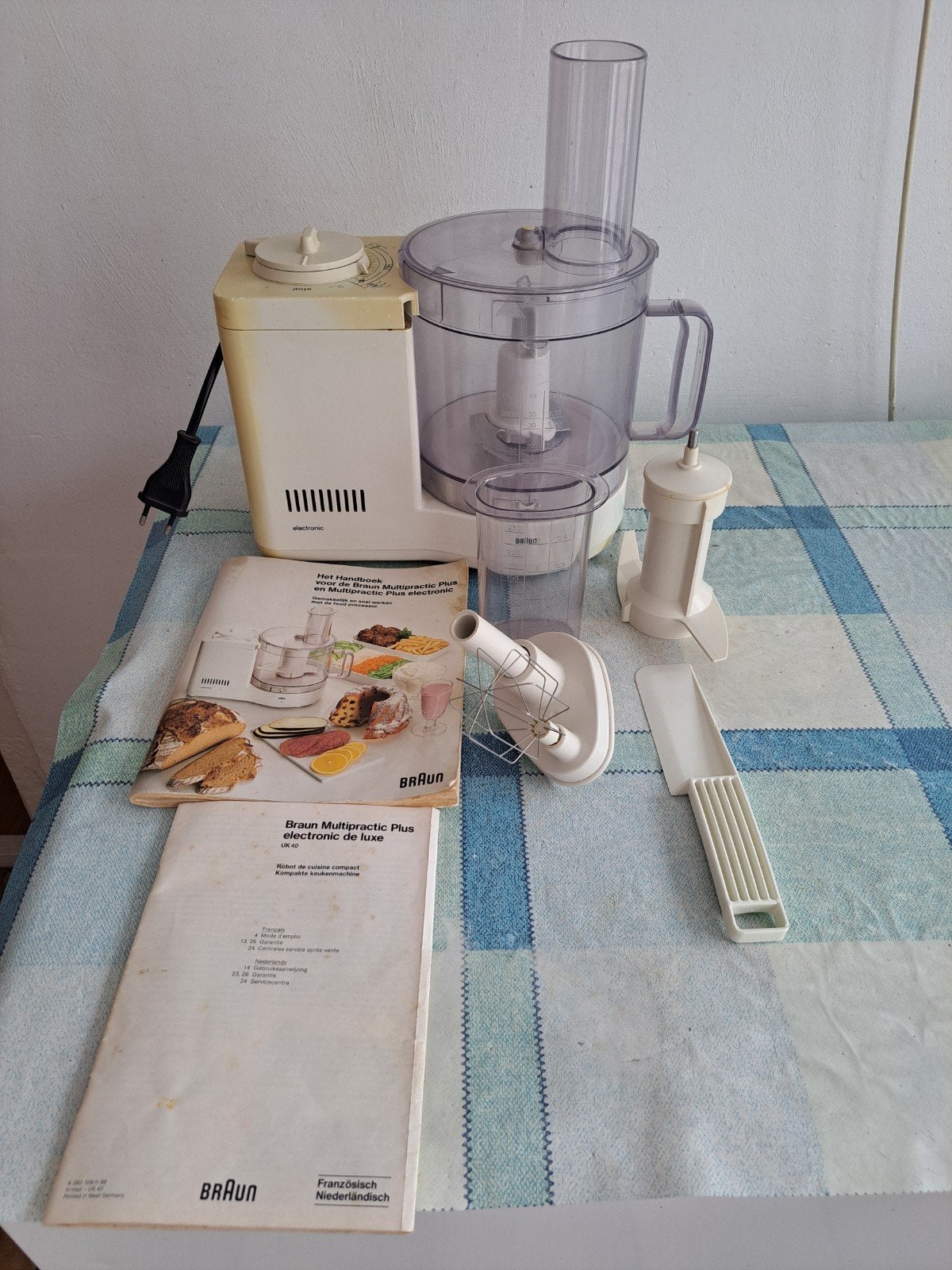 BRAUN ELECTRONIC KEUKENMACHINE, Huis en Inrichting, Keuken | Keukenbenodigdheden, Ophalen of Verzenden, Gebruikt