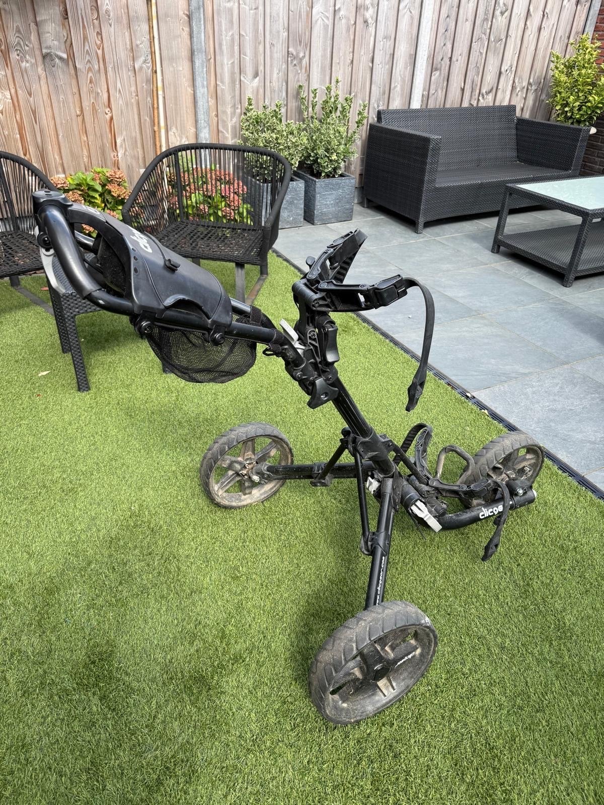 Clicgear 4.0 golftrolley - Gebruikt, Sport en Fitness, Golf, Ophalen, Gebruikt, Golfkar, Overige merken