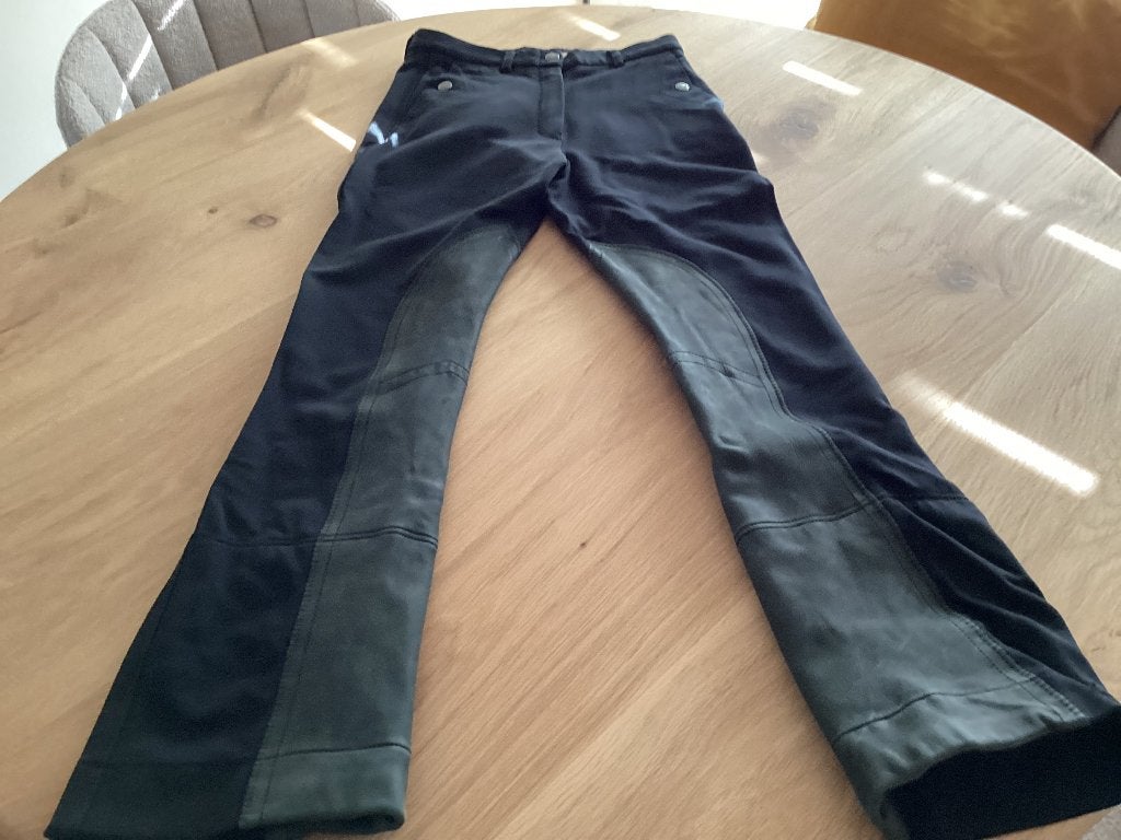 Dames Sonnenreiter Jodhpurrijbroek met echt leder maat 36, Dieren en Toebehoren, Paardrijkleding, Gebruikt, Ritssluiting, Overige merken