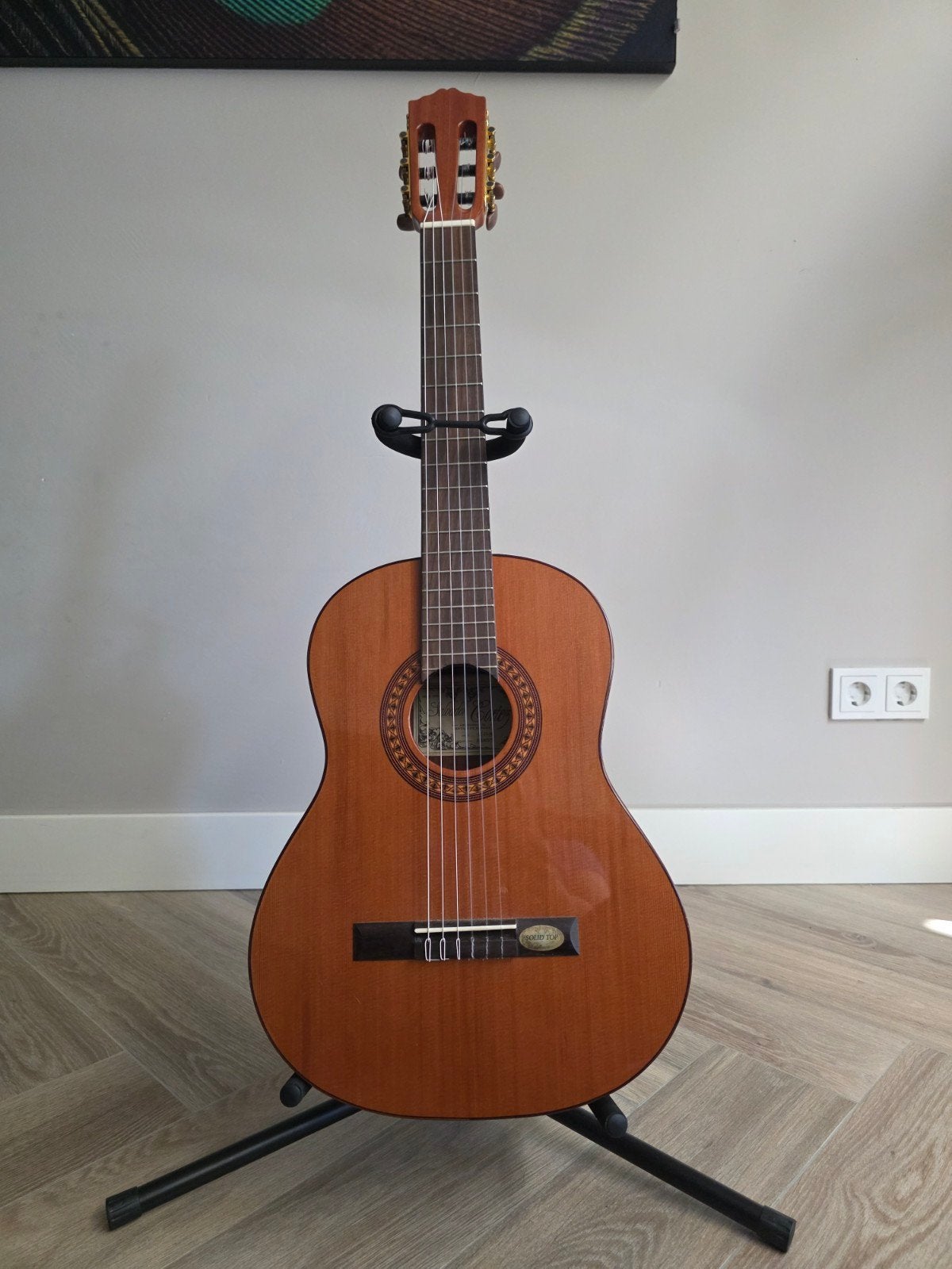 Salvador Cortez CC-10-JR 3/4 Junior Gitaar met accessoires, Ophalen, Zo goed als nieuw, Klassieke of Spaanse gitaar