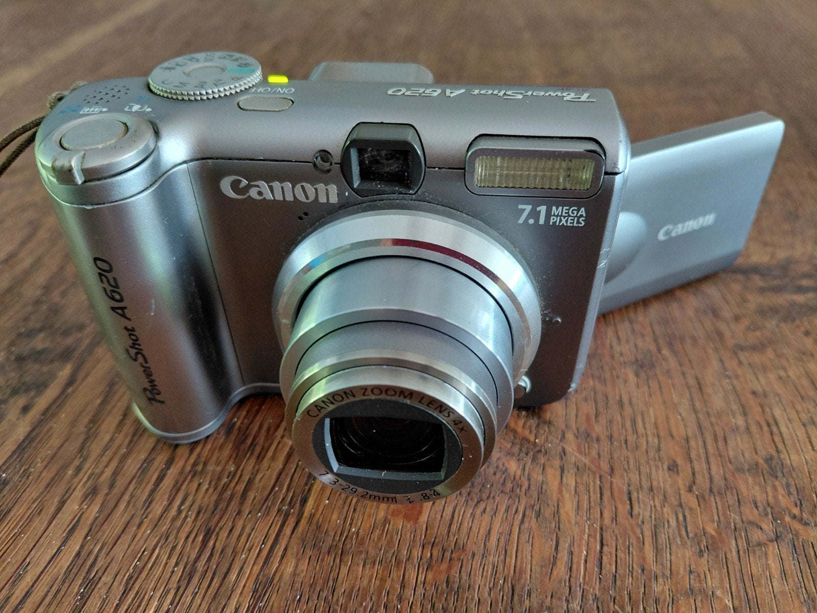 Canon PowerShot A620 Digitale Camera met 7.1 MP, Audio, Tv en Foto, Fotocamera's Digitaal, Gebruikt, Ingebouwde flitser, Ophalen of Verzenden