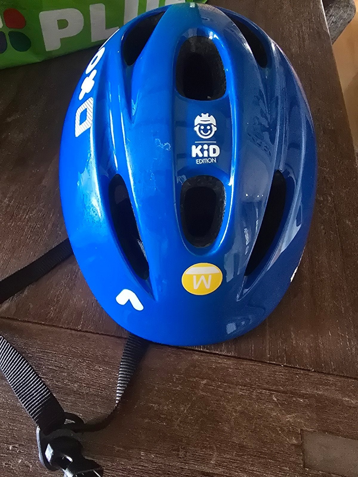 B'Twin KH 300 Fietshelm Blauw Maat M, Gebruikt, M, Jongen of Meisje, Ophalen of Verzenden