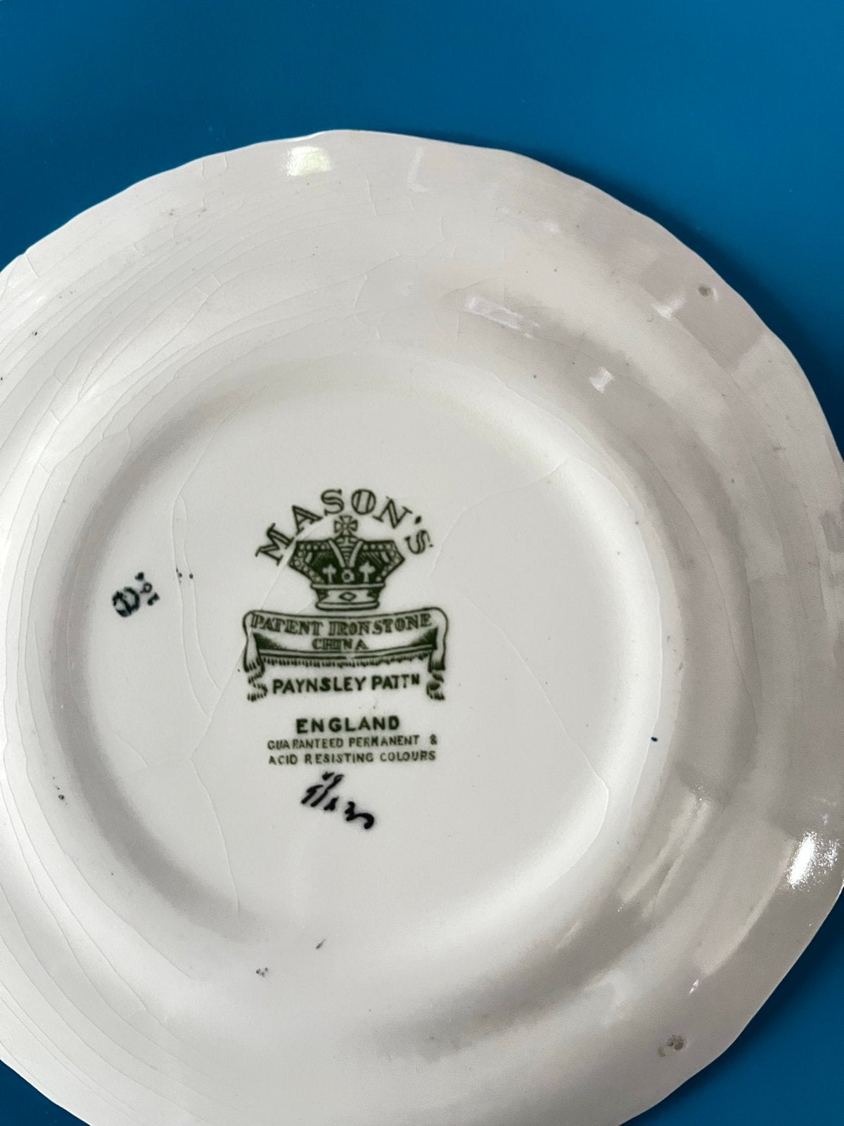 Antiek Mason's Ironstone China bord - Volledig gaaf, Antiek en Kunst, Ophalen of Verzenden