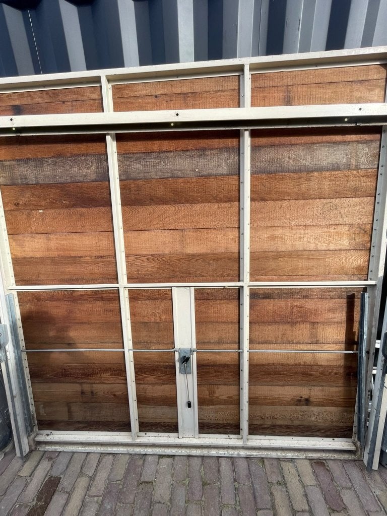 Houten garagedeur, 100 tot 120 cm, Gebruikt, Garagedeur, Ophalen of Verzenden