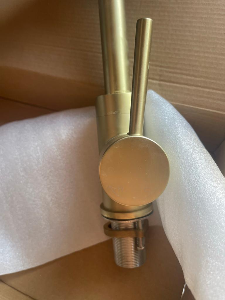 Gouden Keukenkraan - zo goed als nieuw, Ophalen of Verzenden, Zo goed als nieuw, Koper, Kraan