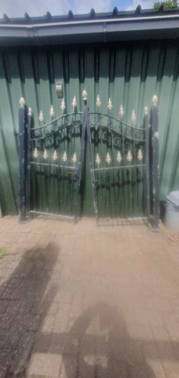Poort, Ophalen, Gebruikt, 100 tot 150 cm, Draaipoort