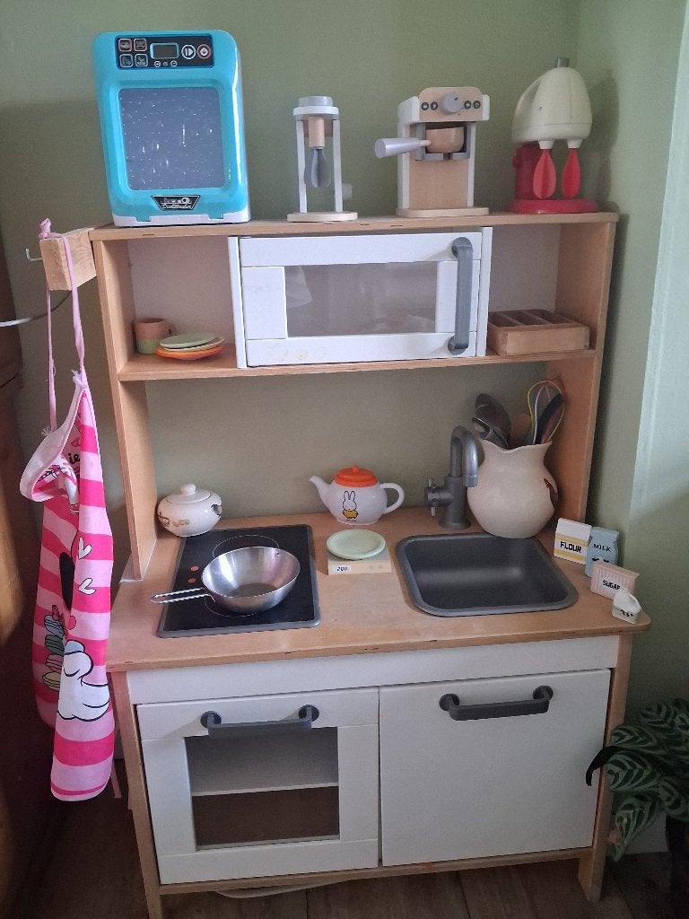 Ikea keuken met accessoires, Ophalen, Gebruikt, Hout, Speelkeuken