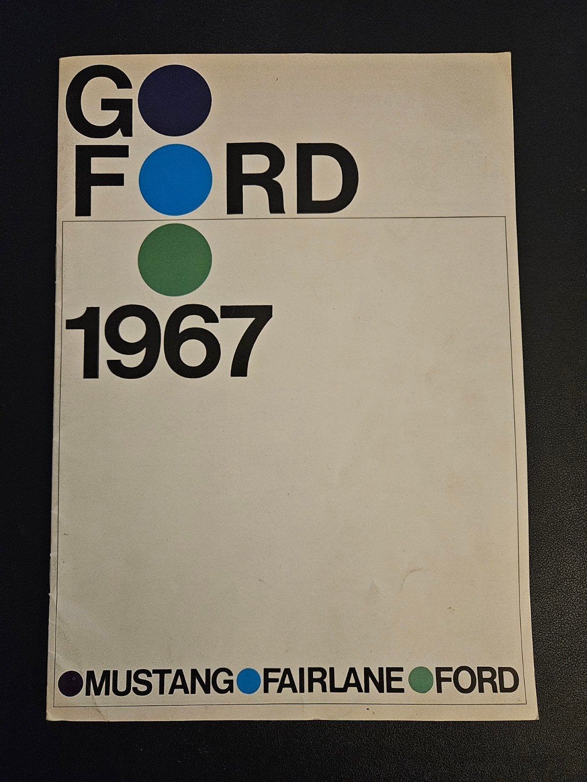 Brochure Ford Mustang, Fairlane, Galaxie 1967, Ophalen of Verzenden, Zo goed als nieuw, Ford