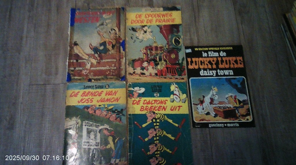 Lucky Luke Strips Oude 1ste drukken Dupuis, Boeken, Gelezen, Ophalen of Verzenden, Morris, Meerdere stripboeken