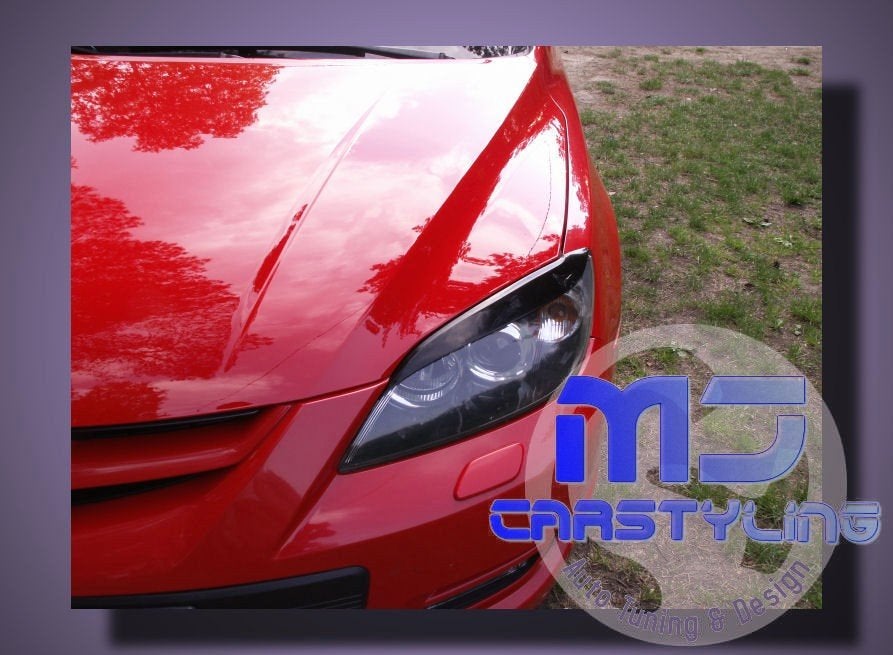 Mazda 3 HB - Koplampspoilers, Ophalen of Verzenden, MJ-Carstyling, Info@mj-carstyling.net, Sibeliusstraat 81 5011JH Tilburg