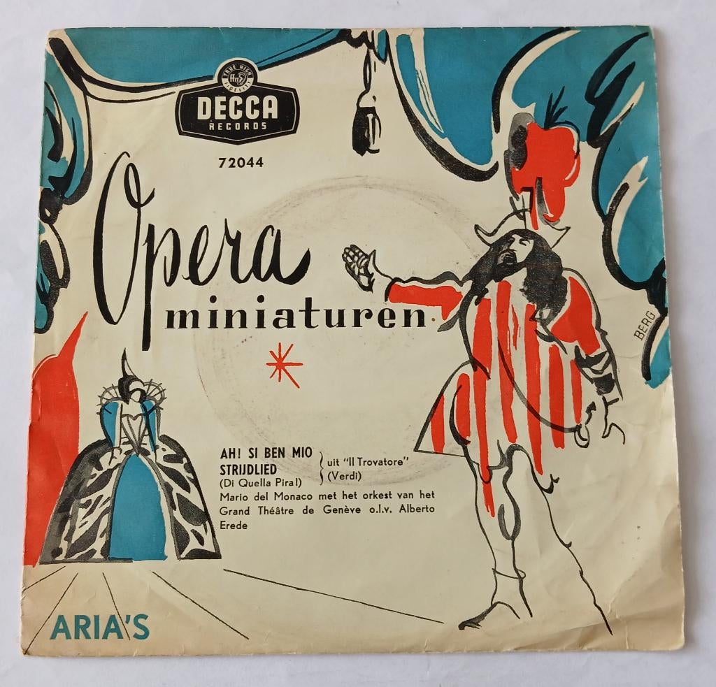 72044 - Opera miniaturen - Aria's, Cd's en Dvd's, Vinyl Singles, Ophalen of Verzenden, Gebruikt, Klassiek, Single