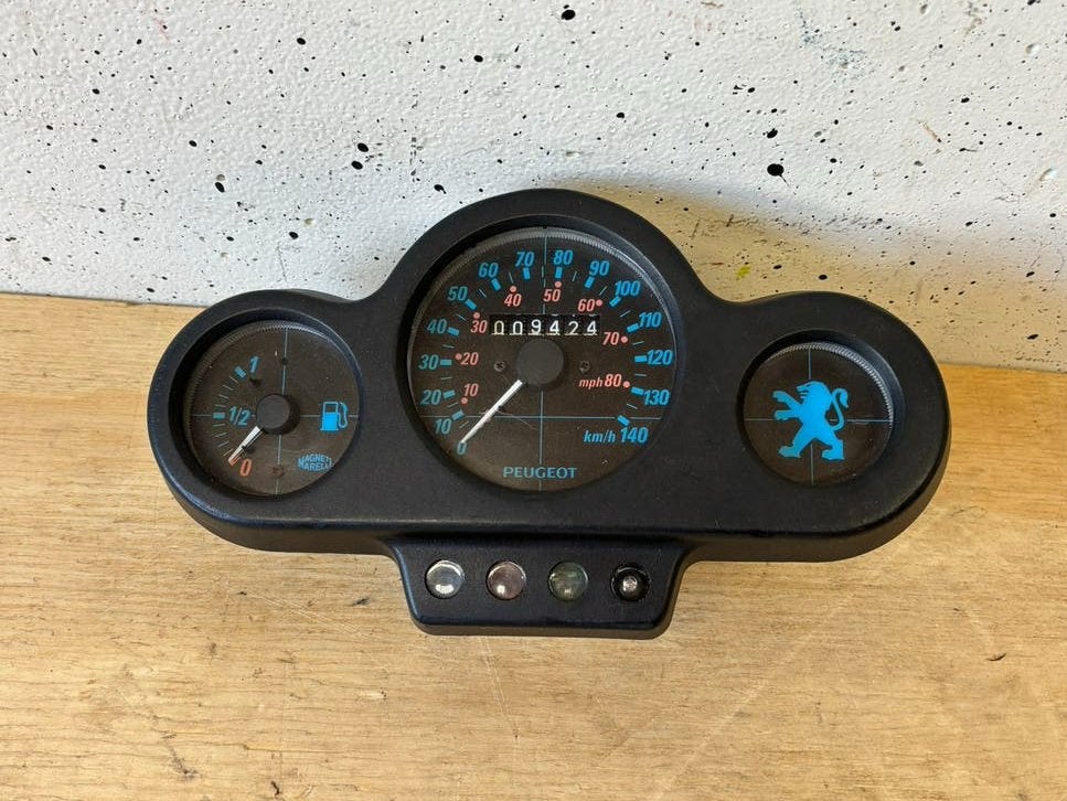 Dashbord teller peugeot speedfight 100 cc tot 140 km/u, Ophalen of Verzenden, Peugeot