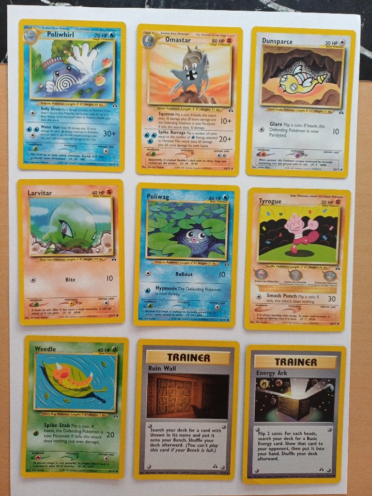 Pokémon -Neo Discovery/ 75- Vintage 2001- NM & EX, Verzenden, Zo goed als nieuw, Meerdere kaarten