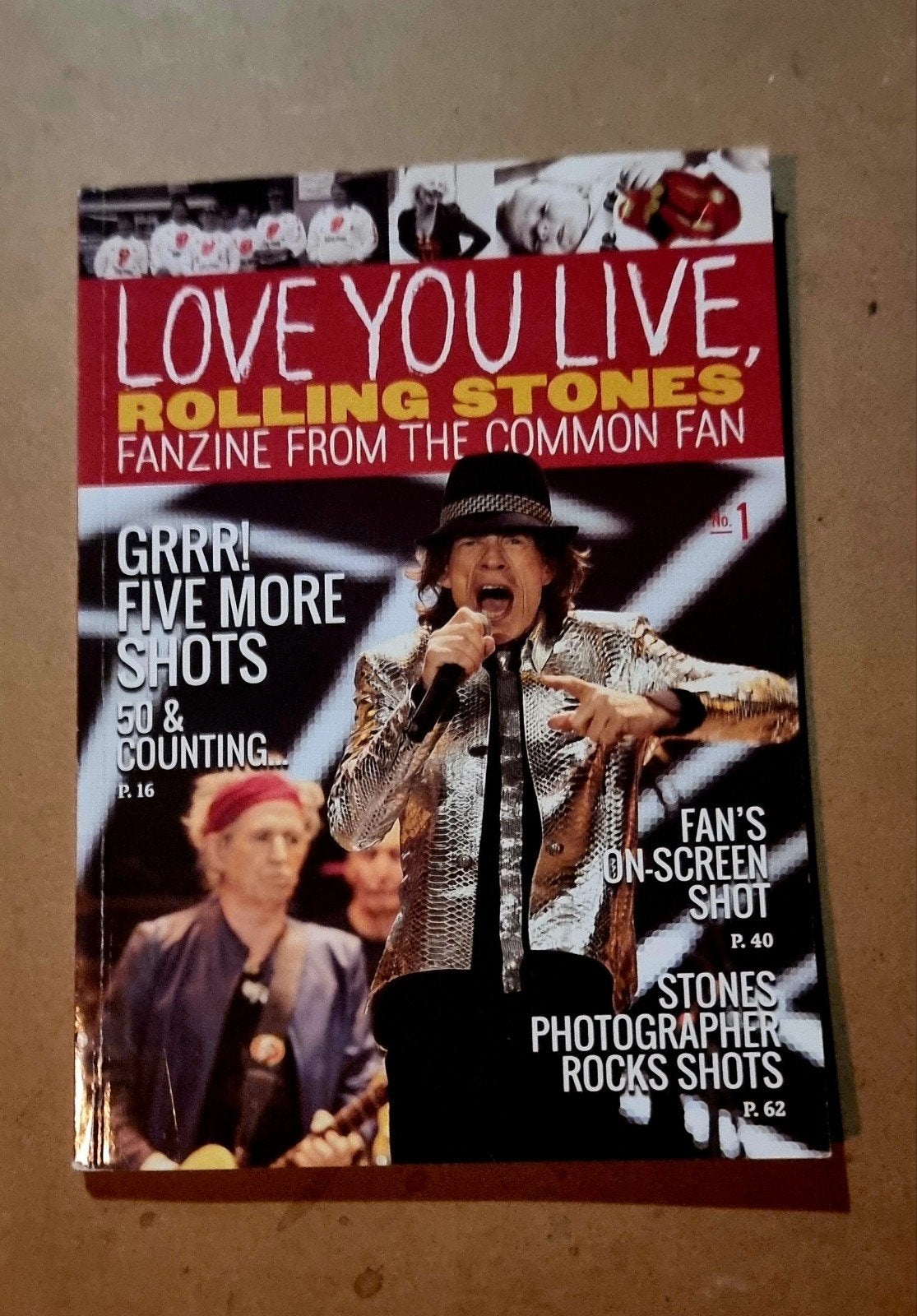 Love You Live, Rolling Stones Fanzine - Nr. 1, Ophalen of Verzenden, Zo goed als nieuw, Artiest, Diverse fans