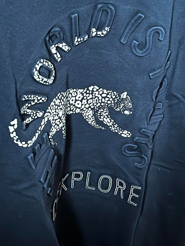 Lange sweater, Ophalen of Verzenden, Gedragen, Zwart, Trui of Vest