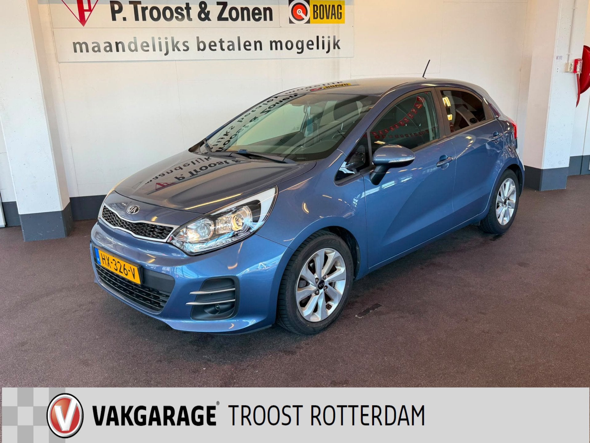 Kia Rio 1.2 CVVT ExecutiveLine | Achteruitrijcamera | Stoel+, 4 cilinders, Met garantie (alle), Blauw, Origineel Nederlands