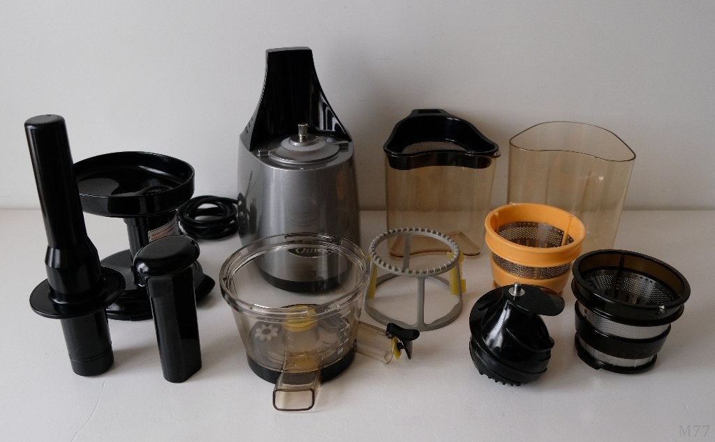 Omega VRT402 Slow Juicer, Ophalen of Verzenden, Gebruikt, Elektrisch, Slowjuicer