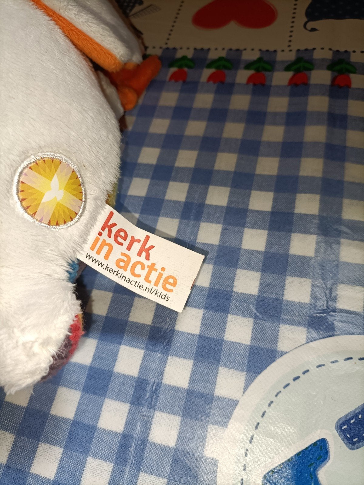 Meeuw knuffel Kerk in Aktie 25 cm groot, Ophalen of Verzenden, Zo goed als nieuw, Overige typen