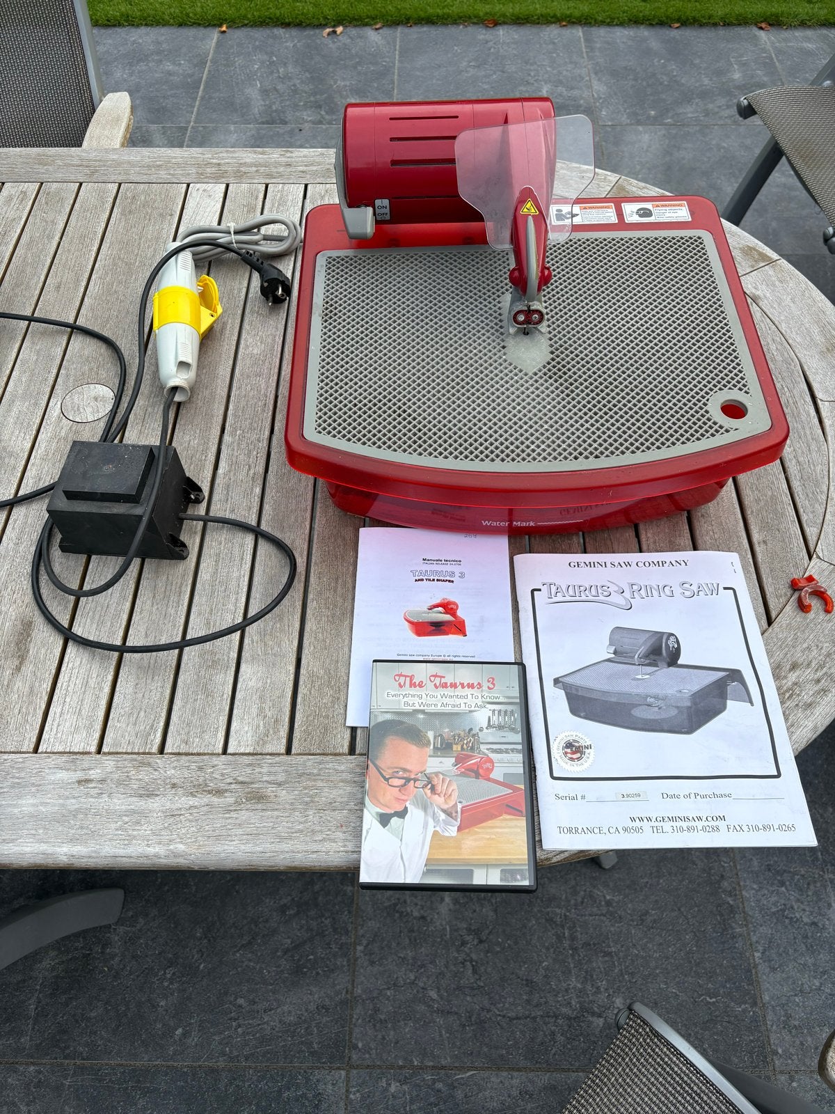 Gemini Saw Taurus 3 Ringsaw - Figuurzaag voor glas en meer, Ophalen, Minder dan 30 mm, Gebruikt, Figuurzaag