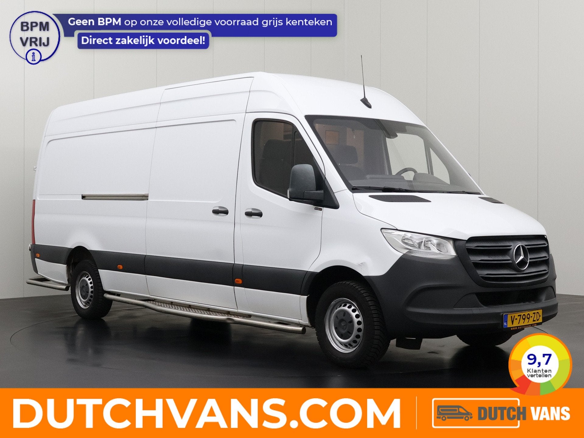 Mercedes-Benz Sprinter Automaat L3H2 Maxi | Euro 6 | Camera, Automaat, Gebruikt, 4 cilinders, Wit