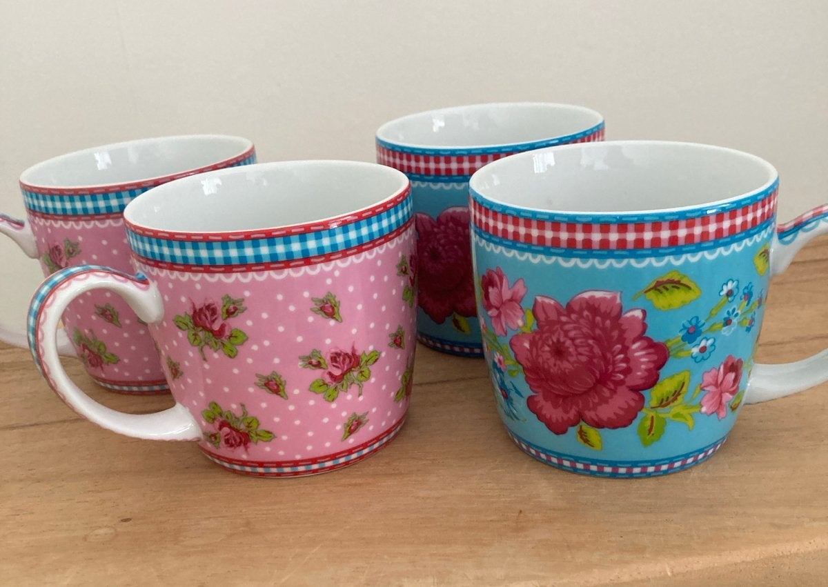 Pip Studio Royal Raja Mokken - Set van 4, Overige typen, Verzenden, Zo goed als nieuw, Meerkleurig