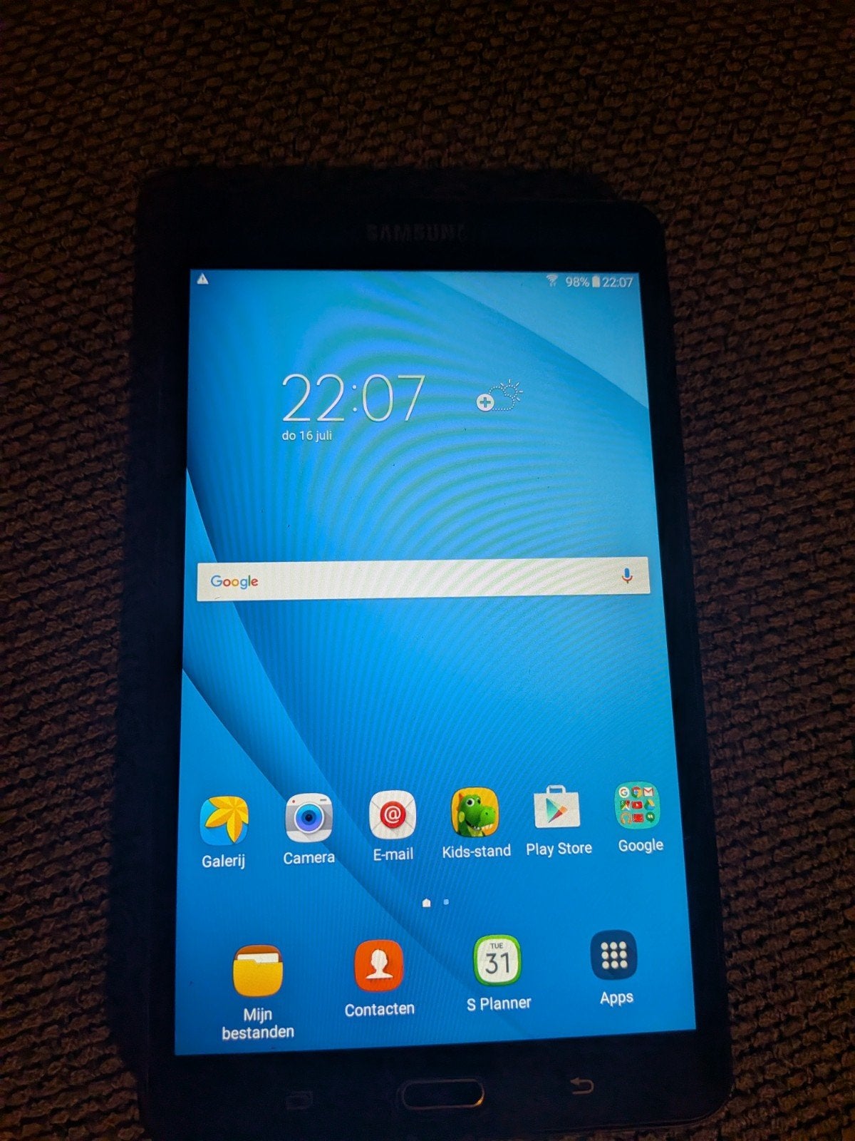 Samsung tablet A6 (modelnummer: SM-T280) met beschermhoes, Computers en Software, Android Tablets, Gebruikt, Samsung galaxy tab A