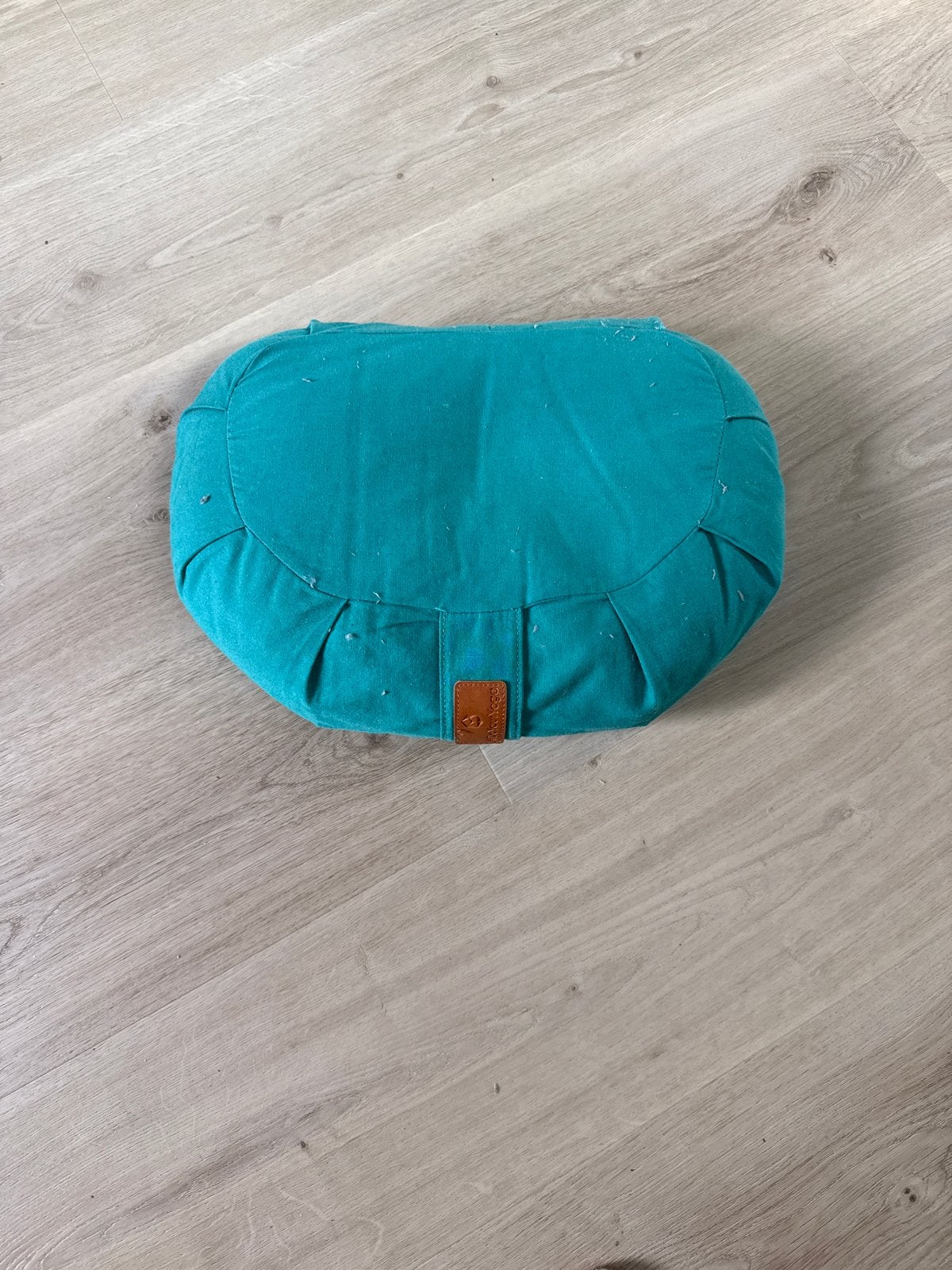 DoYourYoga meditatiekussen - turquoise, Ophalen, Zo goed als nieuw, Yoga-accessoire