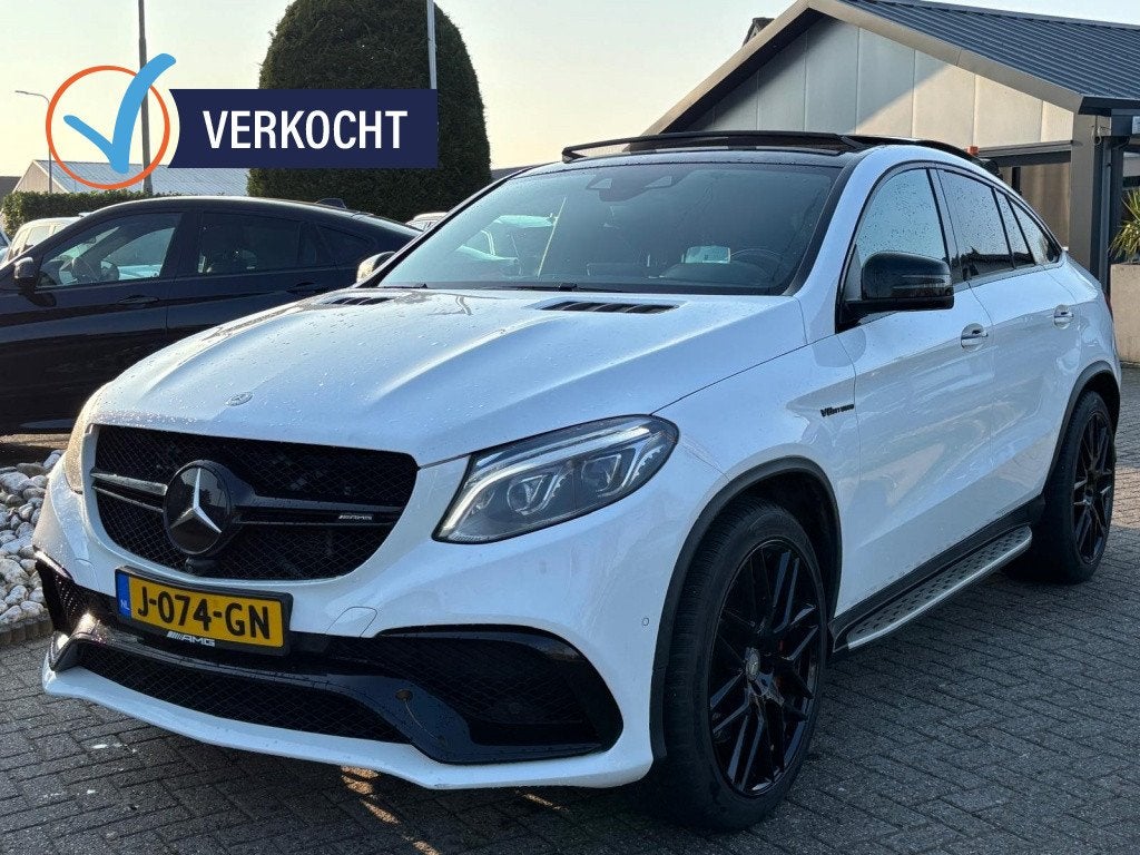 Mercedes-Benz GLE 63 AMG Coupé Wit Panorama 2016 22'' GLE63, Auto's, Mercedes-Benz, 5461 cc, Gebruikt, GLE, Wit
