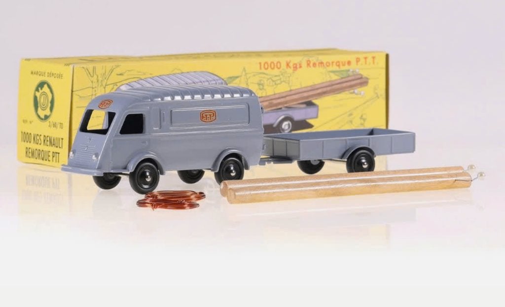 Renault 1000 kgs PTT telefoonpalen 1/43 CIJ NOREV 3/60/TO