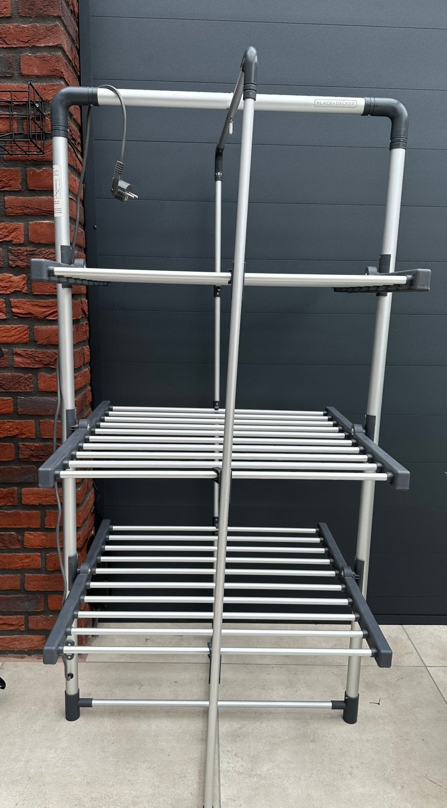 Black en Decker droogrek verwarmbaar, Ophalen, Zo goed als nieuw, Wasrek