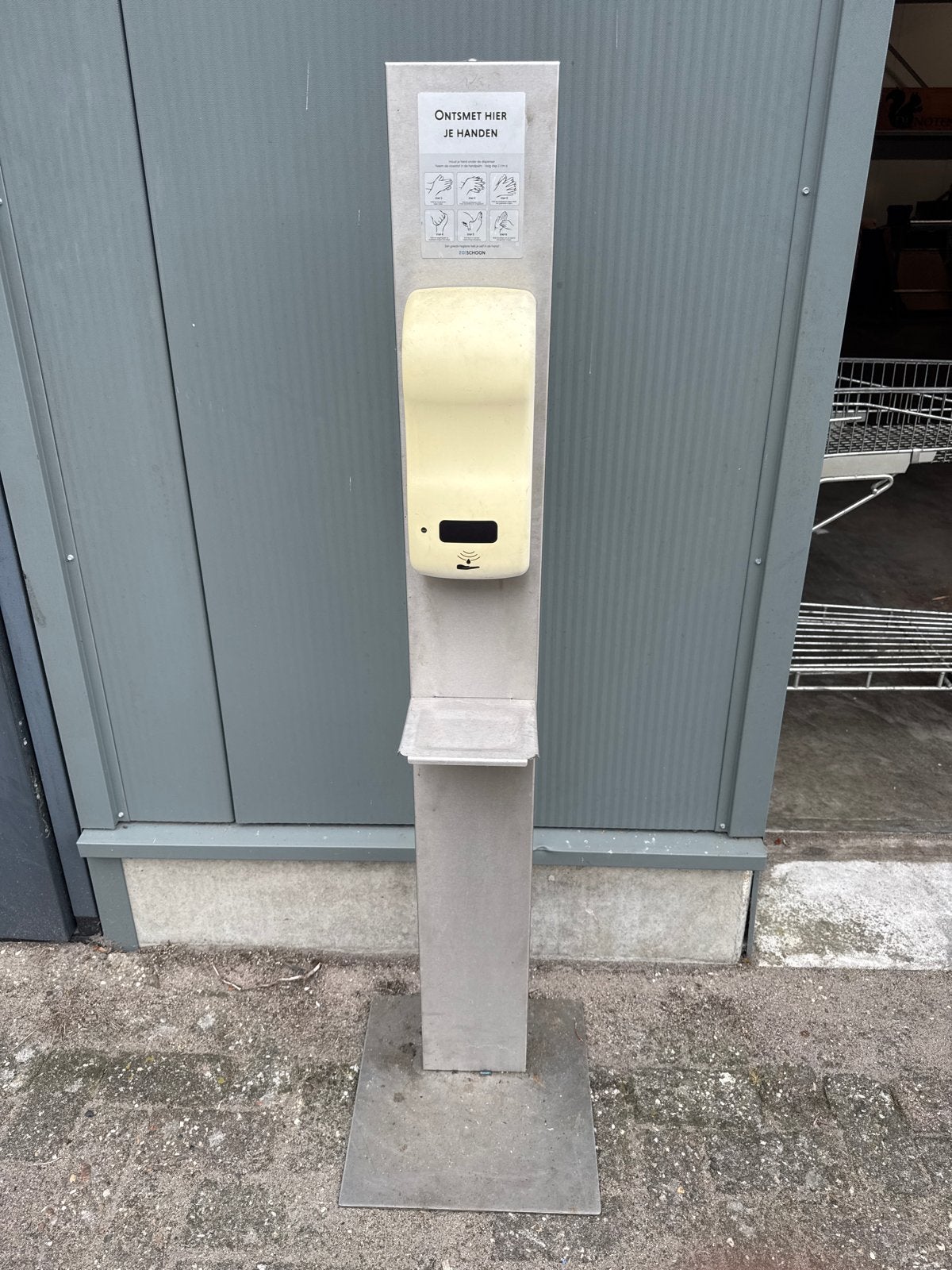 Desinfectiezuil met automatische handdesinfectiedispenser, Huis en Inrichting, Ophalen of Verzenden