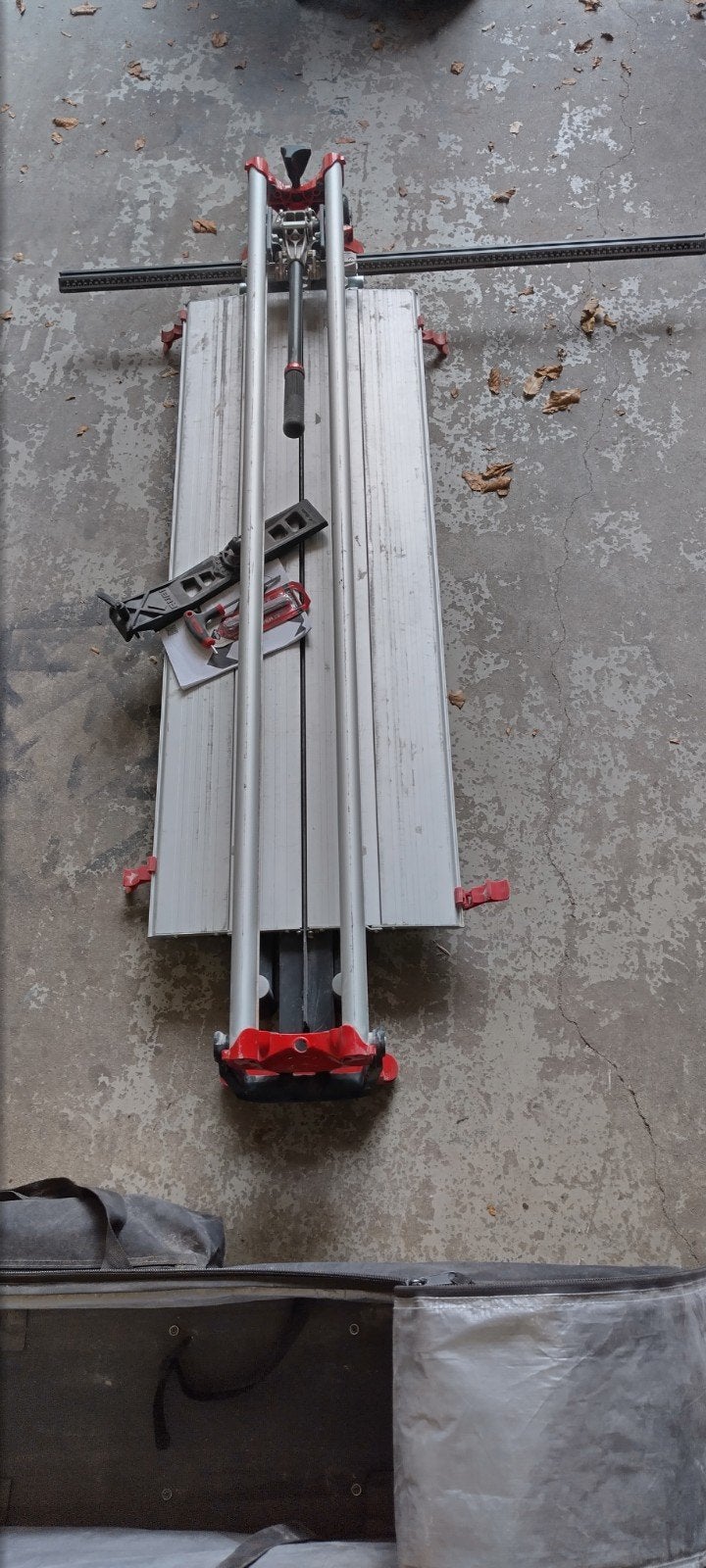 Tegelsnijder Rubi TZ-1300 (130 cm) + Tas en Accessoires, Ophalen, Gebruikt