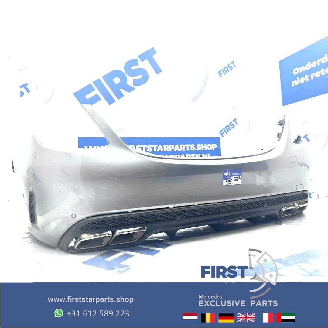W205 C63 BUMPER C63s AMG ACHTERBUMPER + DIFFUSER Mercedes C, Auto-onderdelen, Carrosserie en Plaatwerk, Gebruikt, -, Ophalen of Verzenden