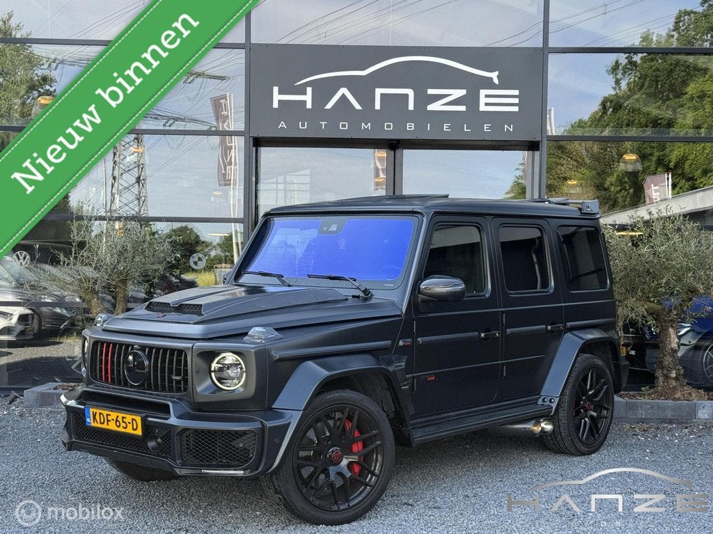 Mercedes G63 BRABUS 800|Pano|Carbon|360°|Alcantara|Widebody, Automaat, G-Klasse, Zwart, Leder