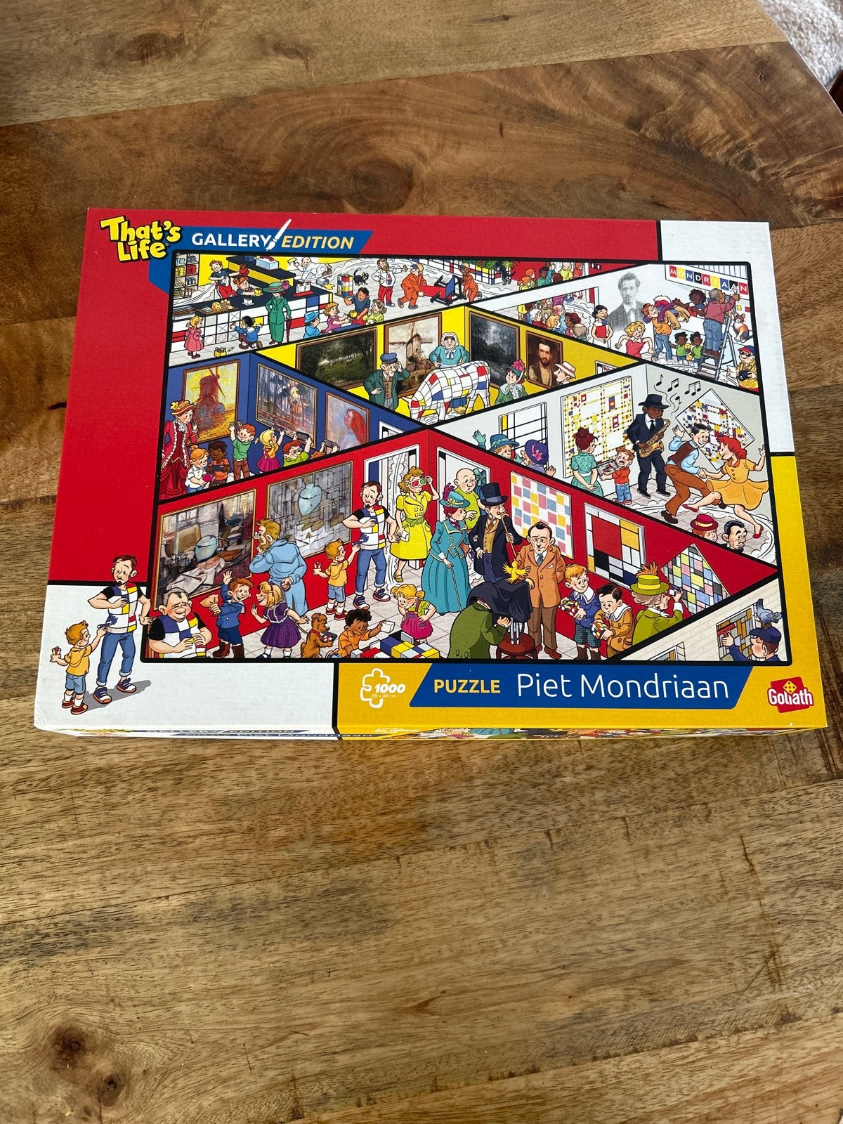 Puzzel That's Life Gallery Piet Mondriaan 1000 stukjes, Ophalen of Verzenden, 500 t/m 1500 stukjes, Zo goed als nieuw, Legpuzzel
