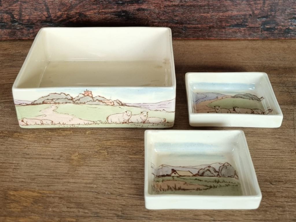 3 Antieke Royal Doulton schaaltjes, Antiek en Kunst, Ophalen of Verzenden