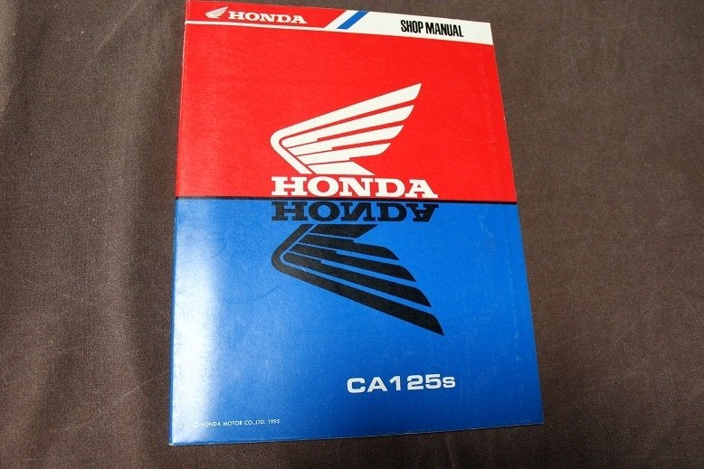 Honda CA125 1995 motorcycle shop manual CA 125, Ophalen of Verzenden, Honda
