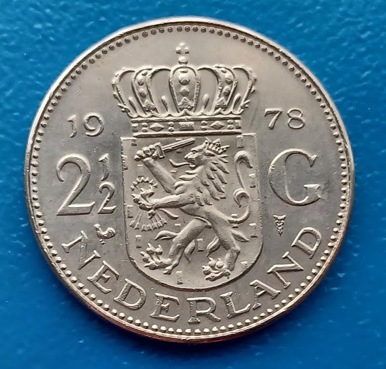 2 1/2 gulden 1978 - Juliana, Verzenden, Koningin Juliana, 1 gulden
