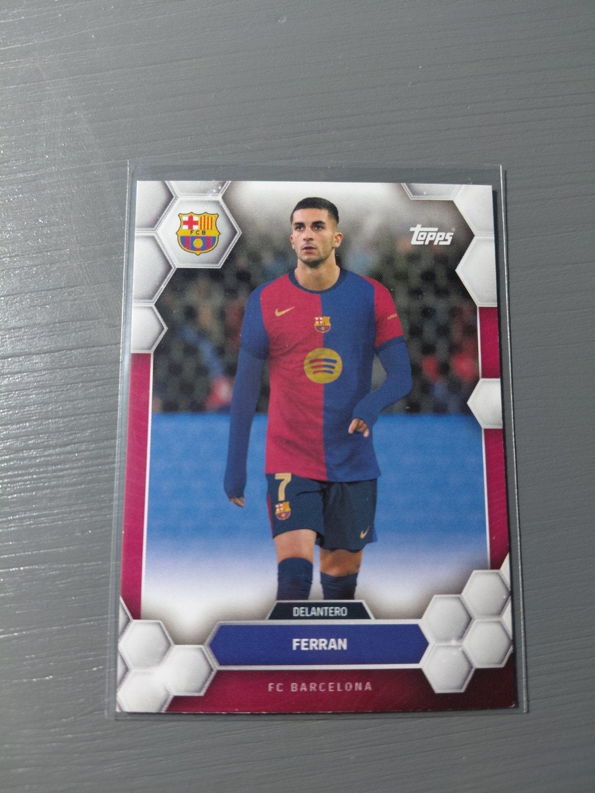 ferran torres (fc barcelona) topps team set, Ophalen of Verzenden, Nieuw, Buitenlandse clubs, Spelerskaart
