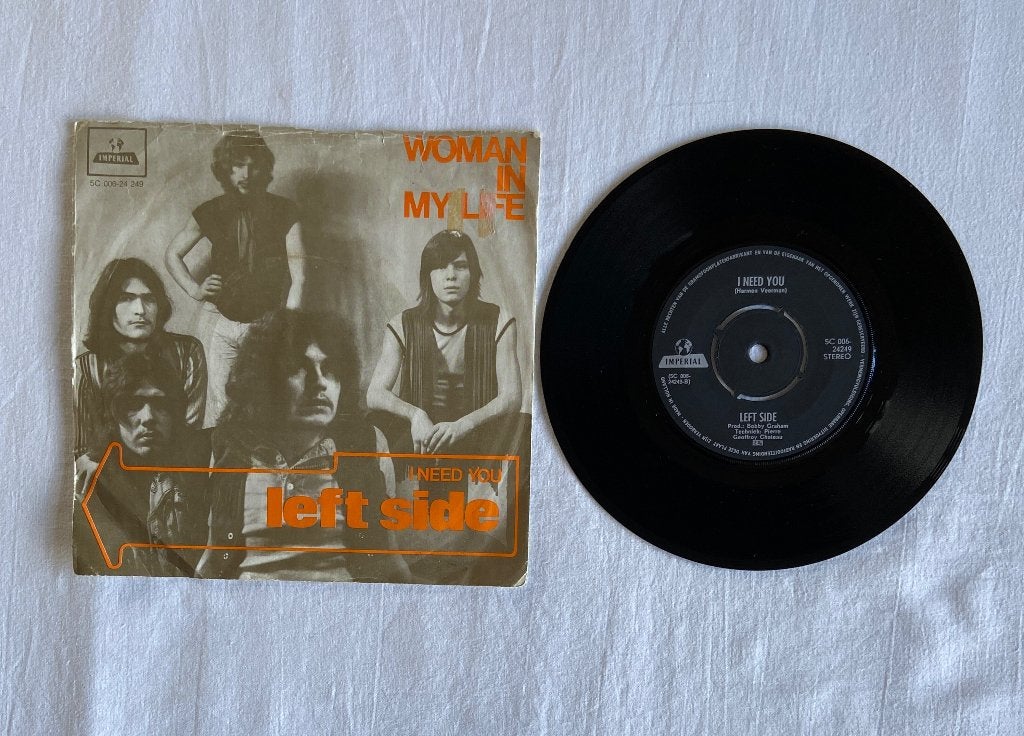 left side - woman in my life, Cd's en Dvd's, Vinyl Singles, Ophalen of Verzenden, Zo goed als nieuw, Pop