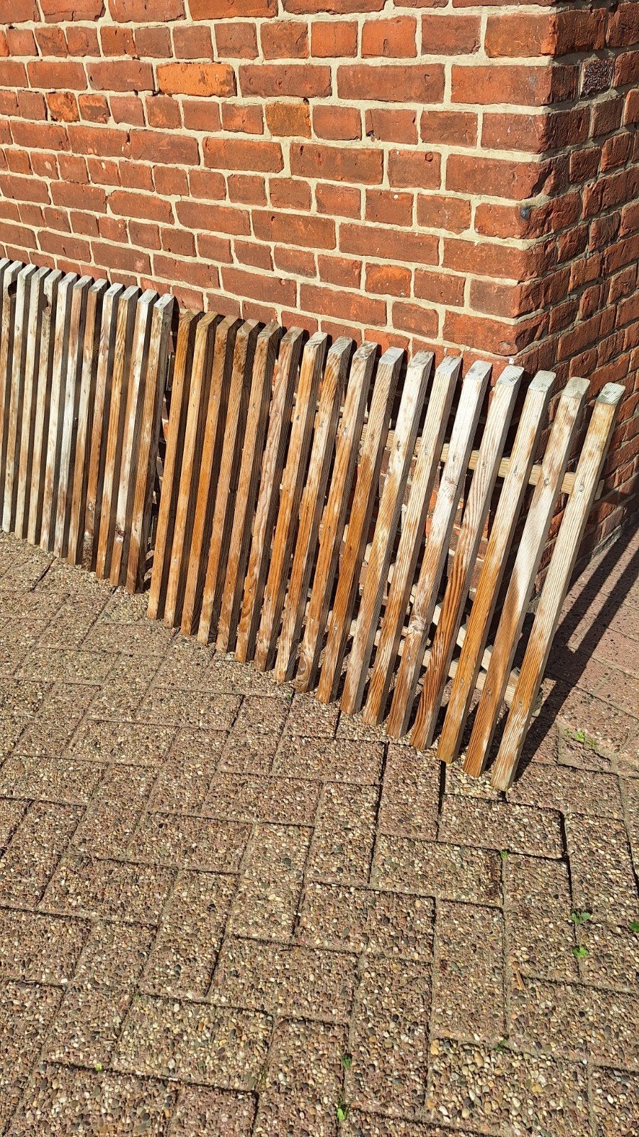 tuinhekjes, zgan, Ophalen, Zo goed als nieuw, Hout, Tuinhek